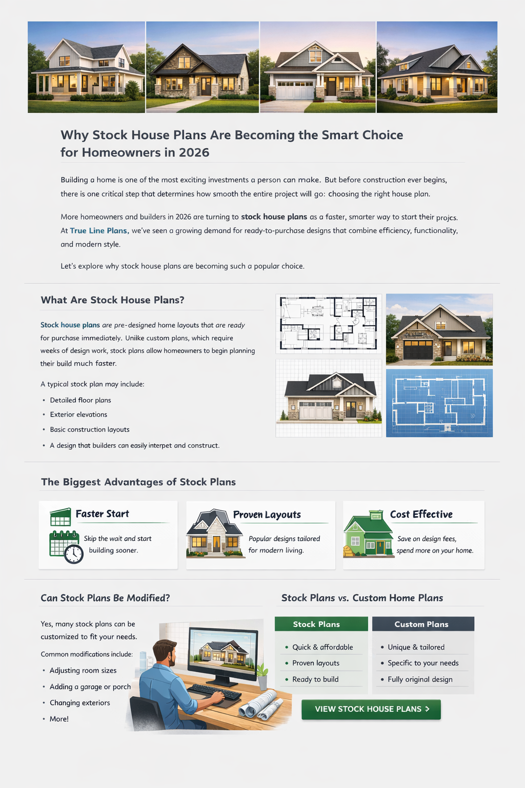Why Stock House Plans Are Becoming the Smart Choice for Homeowners in 2026